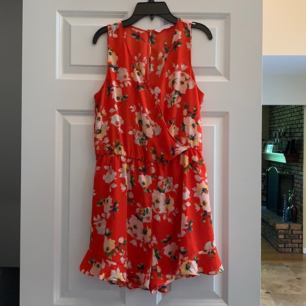 Lush Floral Romper